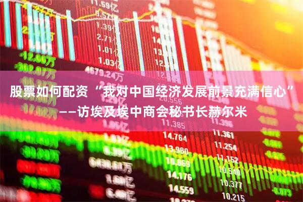 股票如何配资 “我对中国经济发展前景充满信心” ——访埃及埃中商会秘书长赫尔米